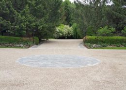 oil and stone paving